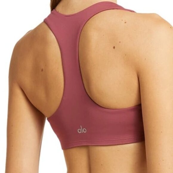 ALO Yoga Other - EUC Alo Yoga Airlift Advantage Racerback Bra - Size Medium - Mars Clay